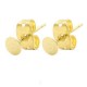 DQ metaal Earpin 4mm rond Goud
